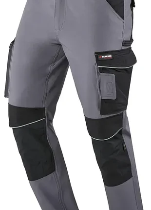 Робочий спецодяг чоловічий parkside performance® штани сірі з підсиленням колін cordura®