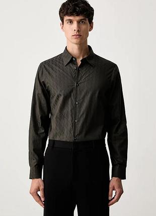 Urbanshop com ua armani exchangeсорочка мужская хлопковая зеленая xm001587 af16631 размеры запитуйте