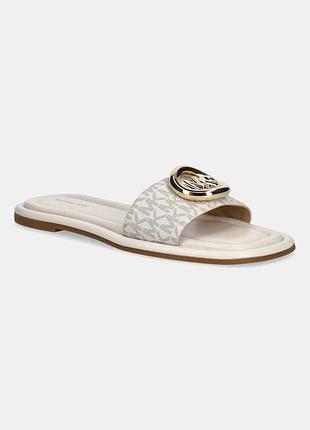 Urbanshop com ua michael michael korsшльопанці michael michael kors milan slide колір бежевий 40f5mlfs1b.150 розміри запитуйте