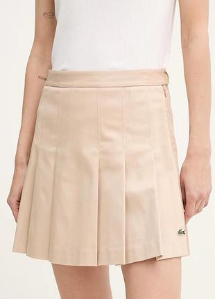 Urbanshop com ua lacoste юбка хлопковая с эластаном бежевая однотонная jf8001 размеры запитуйте