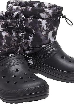 Зимние сапоги crocs classic lined neo puff boot, 
размер-m5 w7- 37/38