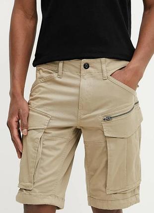 Urbanshop com ua g-starшорты cargo мужские хлопковые с эластаном rovic zip regular бежевые d26214-5126 размеры запитуйте