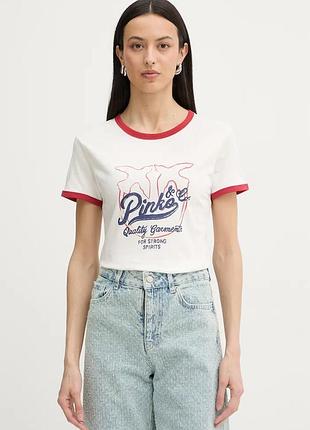 Urbanshop com ua pinkoфутболка жіноча бавовняна бежева 106902 a3c2 розміри запитуйте