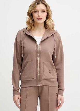 Urbanshop com ua bossкофта, яка розстібається, з капюшоном жіноча з бавовною shiny b jacket h. коричнева 50557275 розміри