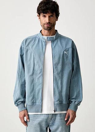 Urbanshop com ua pumaджинсова куртка чоловіча бавовняна future puma archive блакитна 636718 розміри запитуйте