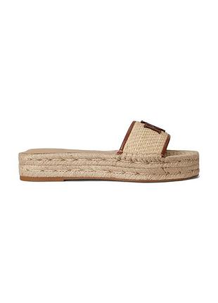 Urbanshop com ua lauren ralph laurenшльопанці жіночі polly 4 бежеві 802p06398003 розміри запитуйте