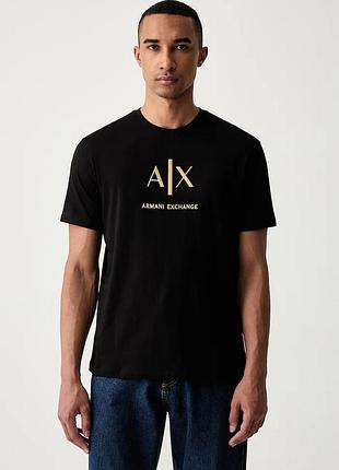 Urbanshop com ua armani exchangeфутболка чоловіча бавовняна чорна xm003114 af10356 розміри запитуйте