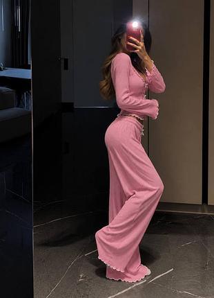 Пижама с кружевом и бантиками 🎀 6