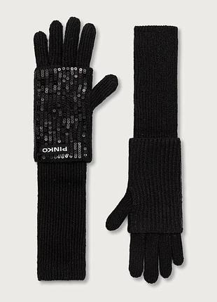 Urbanshop com ua pinkoрукавиці жіночі чорні 107254 a3ej розміри запитуйте