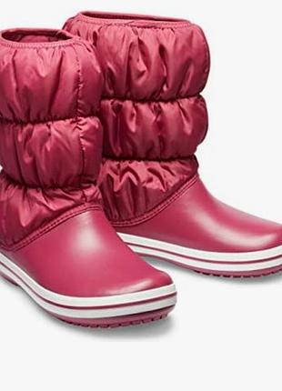 .женские зимние сапоги crocs для снега crocs puff boot
размер -w7-37/38-23cm