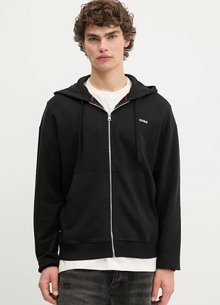 Urbanshop com ua hugoкофта з капюшоном чоловіча dapozip чорна 50548651 розміри запитуйте