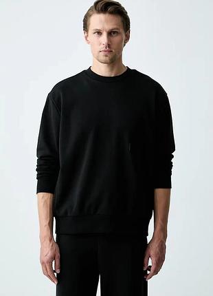 Urbanshop com ua boss greenкофта мужская с хлопком sw_crewneck черная 50564103 размеры запитуйте