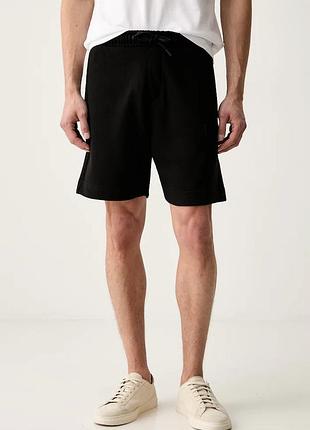 Urbanshop com ua boss greenтрикотажні шорти чоловічі з бавовною jt_shorts чорні 50564105 розміри запитуйте