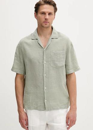 Urbanshop com ua hugoсорочка мужская льняная exolino зеленая однотонная 50561715 размеры запитуйте