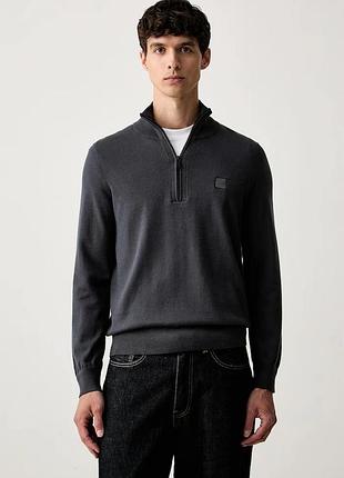 Urbanshop com ua boss orangeсветр чоловічий з додаванням кашеміру kanobix_s темно-синій 50527585 розміри запитуйте