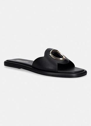 Urbanshop com ua blauerшльопанці жіночі шкіряні moody01 чорні s6moody01/lea розміри запитуйте
