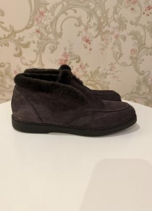 Зимові замшеві лофери doucal’s