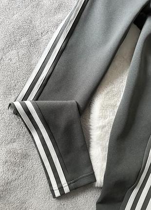 Серые плотные лосины adidas 2