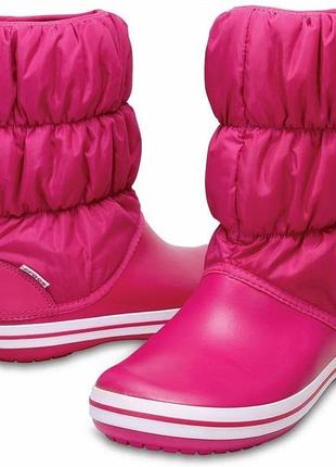 Женские зимние сапоги crocs для снега crocs puff boot
размер -w7-37/38-23cm