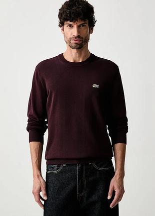Urbanshop com ua lacosteсветр чоловічий бавовняний чорний ah1985 розміри запитуйте