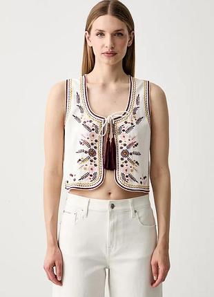 Urbanshop com ua pedro del hierroжилет жіночий бавовняний білий 7653723 розміри запитуйте