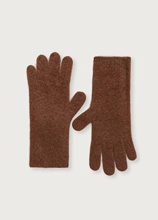 Urbanshop com ua marellaрукавиці жіночі з додаванням кашеміру mllvalle коричневі 2623566017200 розміри запитуйте