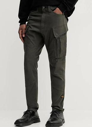 Urbanshop com ua g-starштани skinny чоловічі бавовняні з еластаном zip pkt 3d skinny cargo 2.0 зелені regular waist d24307-e172