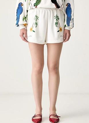Urbanshop com ua farm rioтрикотажные шорты женские с хлопком бежевые high waist 349810 размеры запитуйте