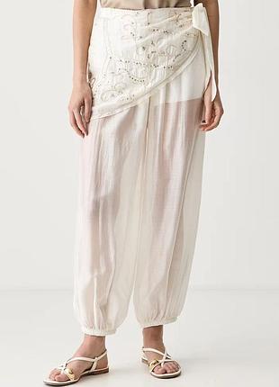 Urbanshop com ua haveoneштани жіночі з ліоцелем бежеві high waist pvs-q256 розміри запитуйте