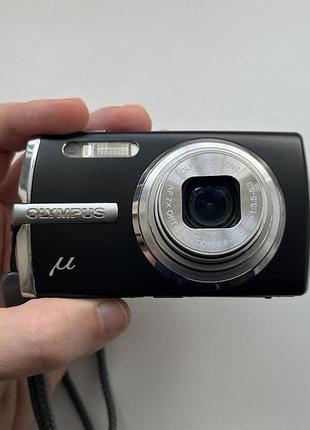 Винтажный фотоаппарат olympus mju-1010 y2k камера 2000х + клетка 4гб