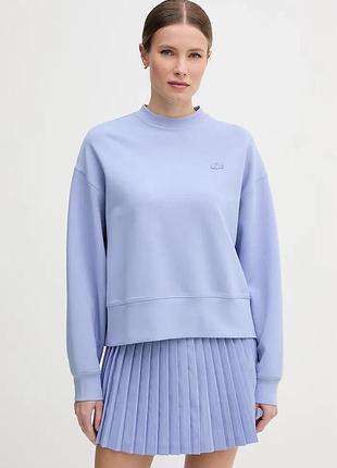 Urbanshop com ua lacosteкофта оверсайз женская с хлопком голубая sf5614 размеры запитуйте
