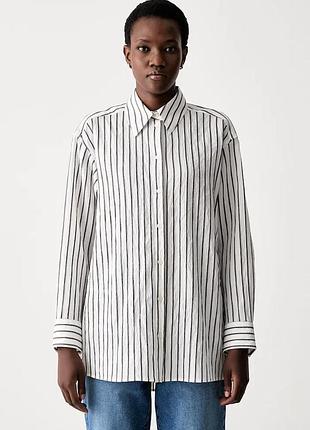 Urbanshop com ua marc o'poloсорочка женская с модулем белая полоски 500011948 размеры запитуйте
