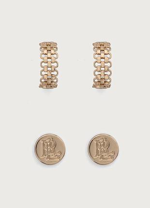 Urbanshop com ua lauren ralph laurenсережки жіночі металеві 2 шт. 14g01553 розміри запитуйте