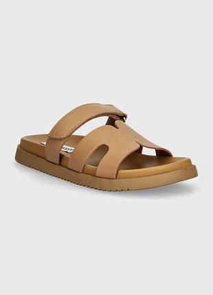 Urbanshop com ua steve maddenшкіряні шльопанці steve madden жіночі колір коричневий розміри запитуйте
