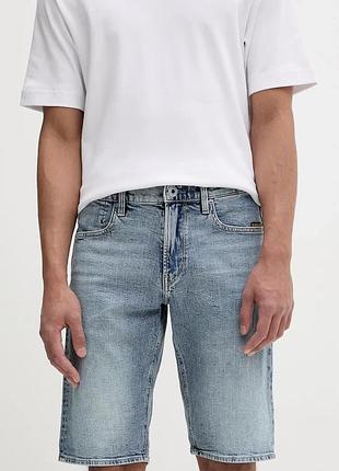 Urbanshop com ua g-starшорти чоловічі джинсові mosa блакитні regular waist d24430-d930 розміри запитуйте