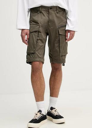 Urbanshop com ua g-starшорты cargo мужские хлопковые с эластаном rovic zip regular зеленые regular waist d26214-5126 размеры