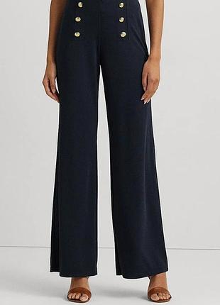Urbanshop com ua lauren ralph laurenштаны lauren ralph lauren женские цвет синий прямые высокая посадка 200807573 размеры запитуйте