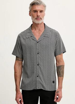 Urbanshop com ua bossпляжная рубашка мужская beach shirt серая 50535793 размеры запитуйте