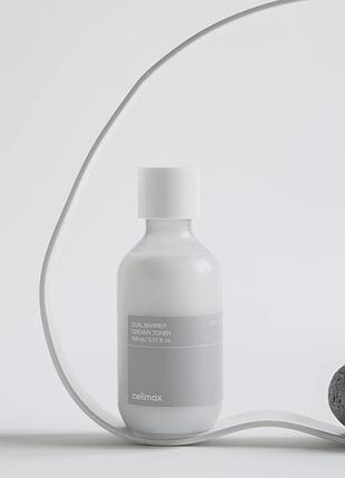 Восстанавливающий кремовый тонер celimax dual barrier creamy toner