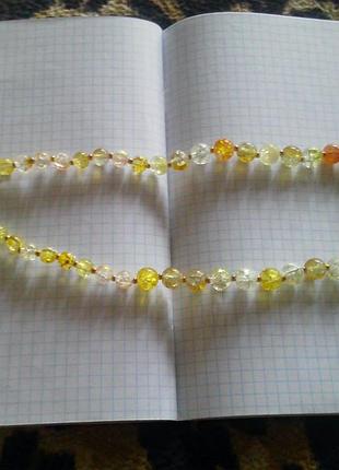 Бусы .ожерелье. *битое стекло*. 3