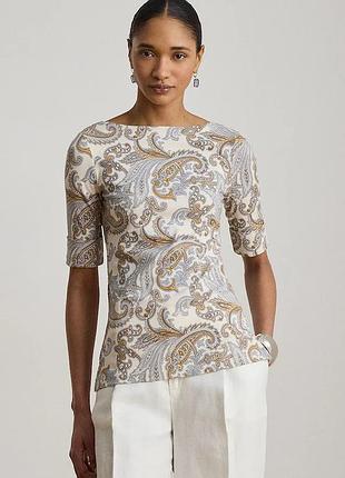 Urbanshop com ua lauren ralph laurenфутболка жіноча бавовняна з еластаном бежева 200b23544 розміри запитуйте