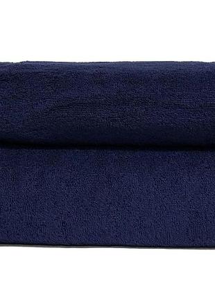 Рушник банний махровий parisa flat cotton 70*140, 3642_h_500_temno_sinijj