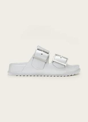 Urbanshop com ua allsaintsшлепанцы allsaints sian eva sandal цвет серебряный w036fc размеры запитуйте