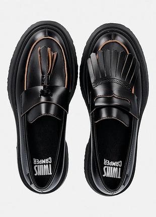 Urbanshop com ua camper кожаные мокасины camper tws цвет черный на плоском каблуке k201939-001 размеры запитуйте
