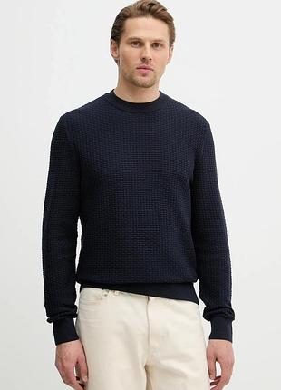 Urbanshop com ua bossсветр чоловічий бавовняний h-imberto темно-синій 50545283 розміри запитуйте