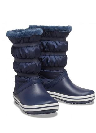 Зимние сапоги crocs crocband winter boot 
w7-37/38-23см
