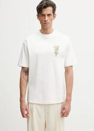 Urbanshop com ua drôle de monsieurфутболка чоловіча бавовняна cannes бежева k-ts313-co002-ow розміри запитуйте
