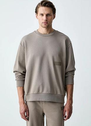 Urbanshop com ua boss greenкофта мужская с хлопком sw_crewneck зеленая 50564103 размеры запитуйте