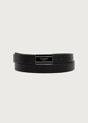 Urbanshop com ua twinsetремінь жіночий зі штучної шкіри чорний 262to5270 розміри запитуйте