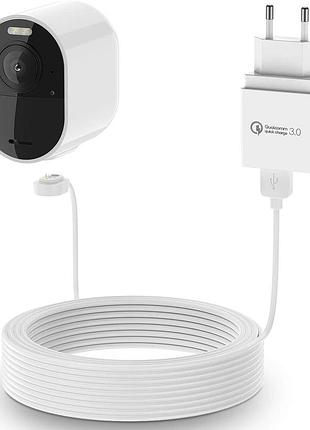 Адаптер живлення для arlo ultra/ultra 2/pro 3/4/5 holaca високошвидкісний адаптер живлення для камери відеоспостереження
